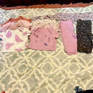 Carters baby girl lot 3 months